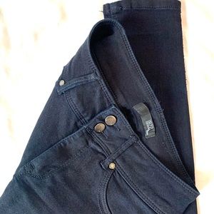 WOMENS 1822 BRAND DENIM JEANS SIZE 4 DARK BLUE